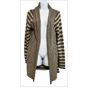 Cocogio Made In Italy Cardigan Stripped Women's‎ Sz Medium Wool Acrylic
